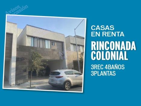 APODACA_RINCONADA_COLONIAL_3_Recámaras_4baños_3Plantas_$19,000\_Casa_e_Imagen_1